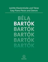 Easy Piano Pieces and Dances piano sheet music cover